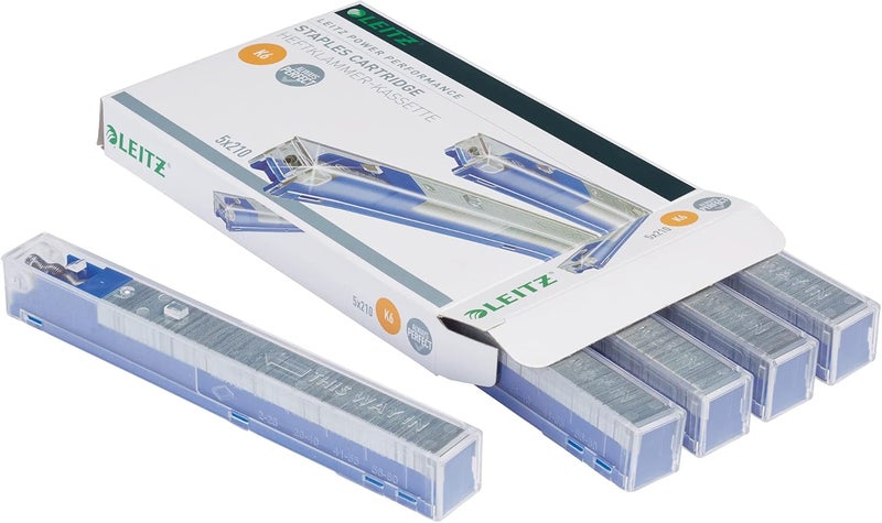 ليتز خرطوشة دباسة 55910000 K6 Power Performance، سعة 25 ورقة، فولاذ قوي، 1050 دباسة، طول 6 مم - أزرق - Image 5