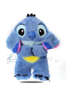 The Stitch Anxiety Relief Stuffed Animals & Teddy Bears with Sensory Details Music Lights & Rhythmic Breathing Motion