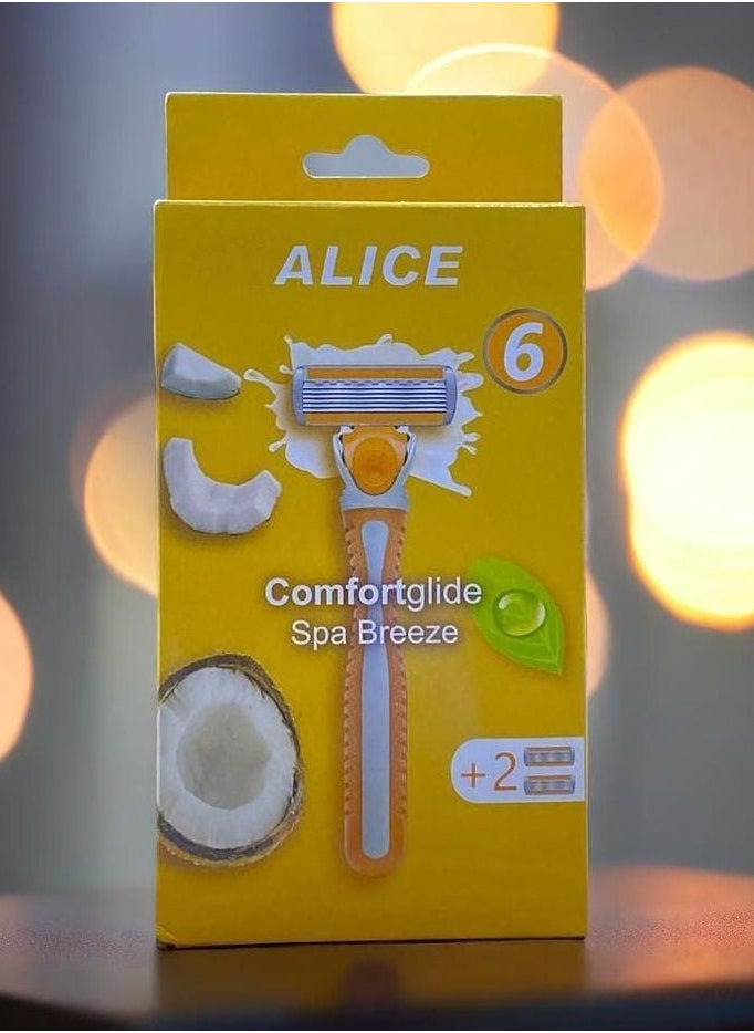 Alice - Alice Comfort Glide Spa Breeze + 2 Razor - Image 1