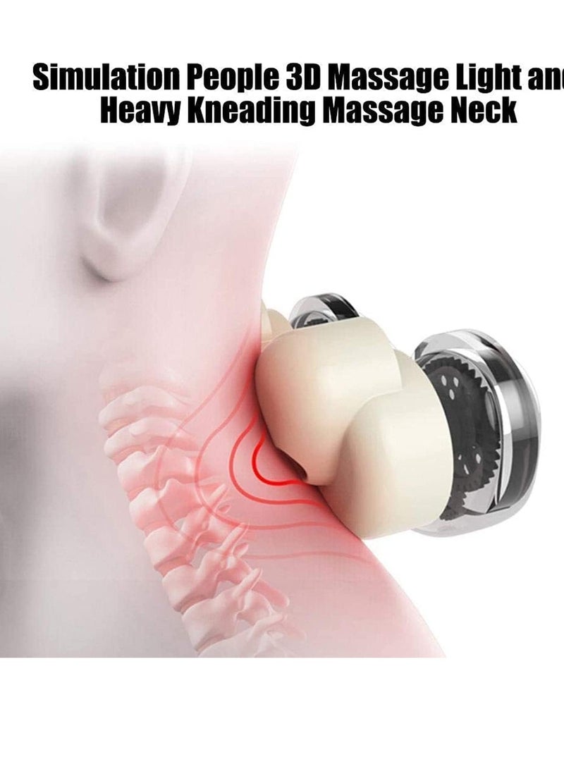 إسكدنيا Rechargeable U Shaped Cervical Massage Pillow Neck Massager Vibration Pillow, Multifunctional Shoulder and Electric for Relax Muscles Fatigue - Image 3