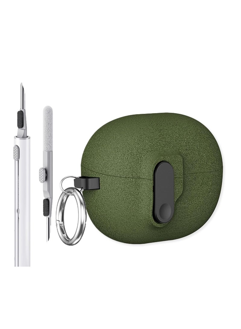 Fashion design protective case for Huawei FreeBuds Pro 4/Pro 3 generation, frosted material for touch, Huawei FreeBuds Pro 4/Pro 3 cover with magnetic switch buckle（Green） - Image 1