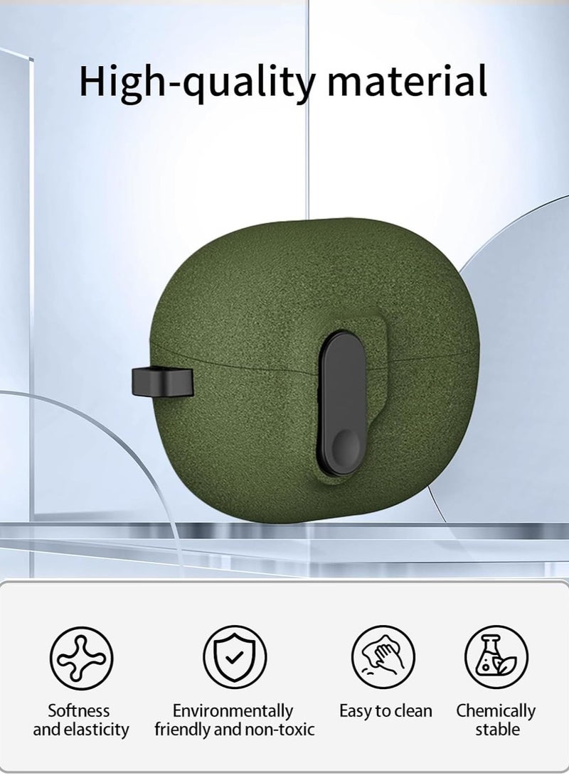 Fashion design protective case for Huawei FreeBuds Pro 4/Pro 3 generation, frosted material for touch, Huawei FreeBuds Pro 4/Pro 3 cover with magnetic switch buckle（Green） - Image 3