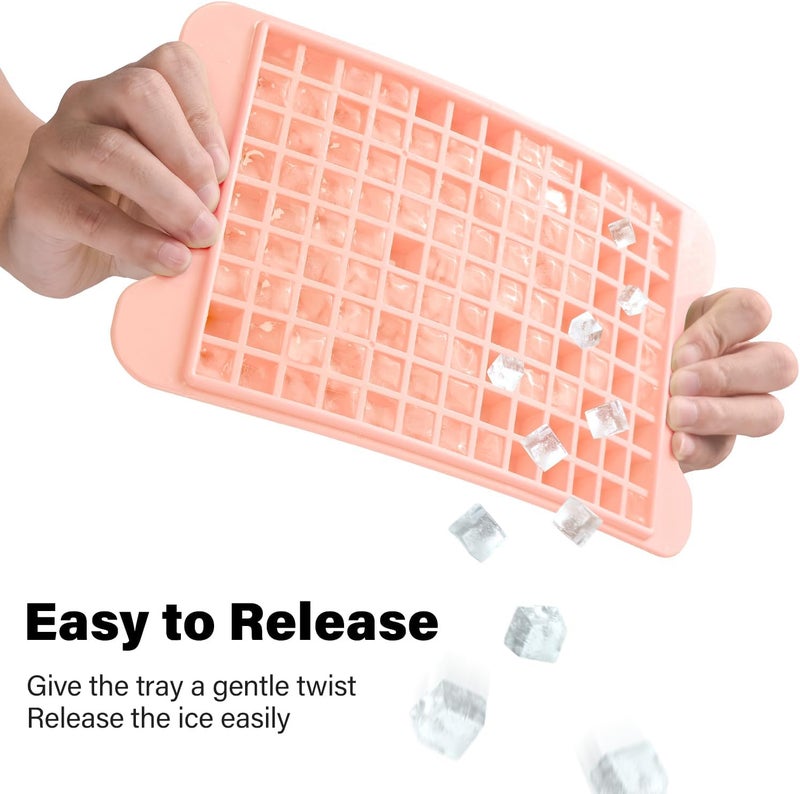 FDDBI Mini Ice Cube Tray for Freezer: Small Ice Trays for Freezer with Bin - 117×4PCS Easy Release Nugget Ice Tray - Crushed Ice Tray with Container - Image 4