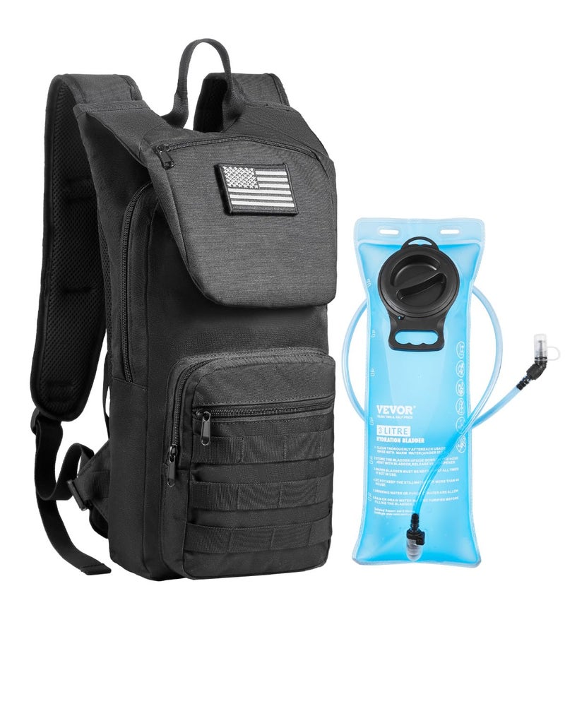 VEVOR Hydration Backpack with 2L TPU Water Bladder, Hydration Pack Backpack, Lightweight Hiking Water Backpack for Men Women, Hydro Water Daypack for Hiking, Running, Cycling, Camping & Rave - Image 1