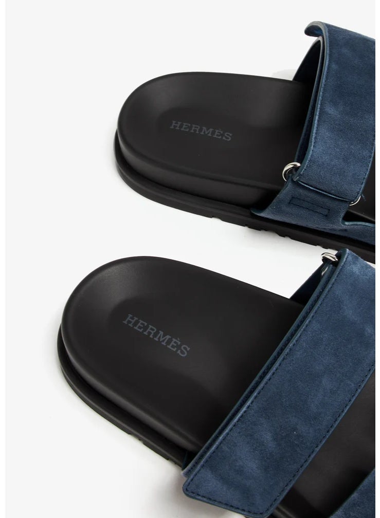 Hermes H24 Hermes Chypre Unisex Sandal Dark Blue - Image 3