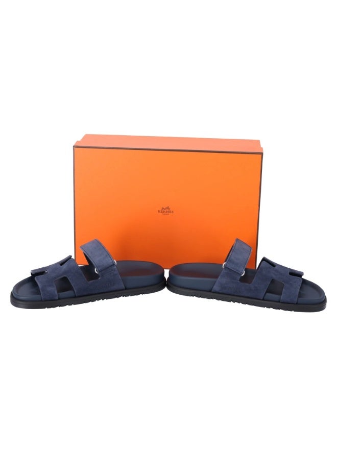 Hermes H24 Hermes Chypre Unisex Sandal Dark Blue - Image 4