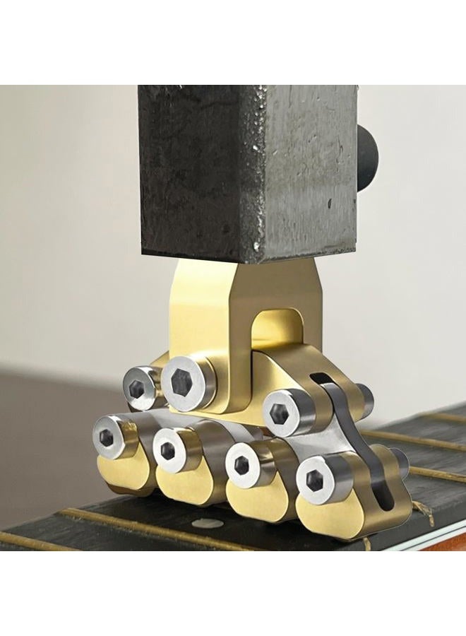 POIET Electric Instruments Fret Press Repair Tool Guitar Fractal Fret Press Various Radius Fret Board Curvatures - Image 5