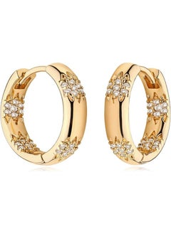 Mevecco MEVECCO Women Huggie Earrings Gold Hoop 14K Gold Filled Small Simple Handmade Hypoallergenic Everyday Jewelry  - Image 1