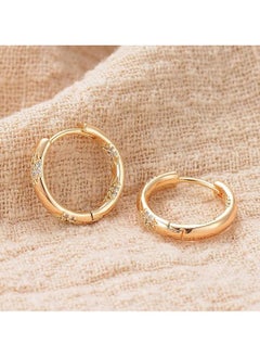 Mevecco MEVECCO Women Huggie Earrings Gold Hoop 14K Gold Filled Small Simple Handmade Hypoallergenic Everyday Jewelry  - Image 5