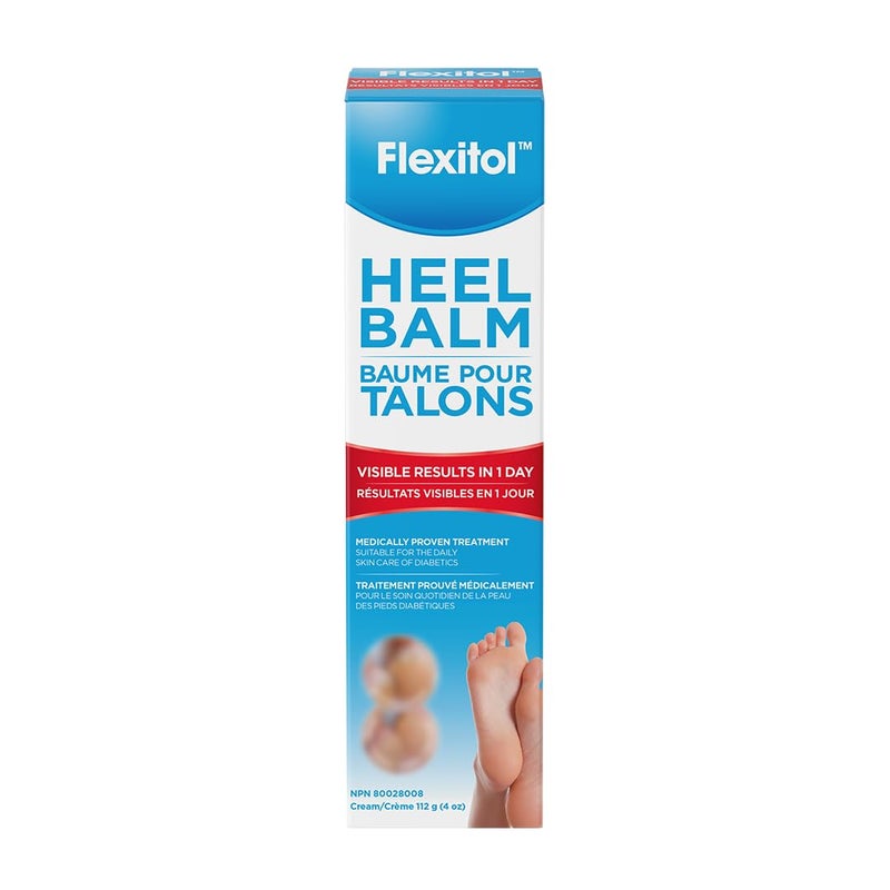 Flexitol Heel Balm Rich Moisturizing Exfoliating Foot Cream Original Version 4 Oz