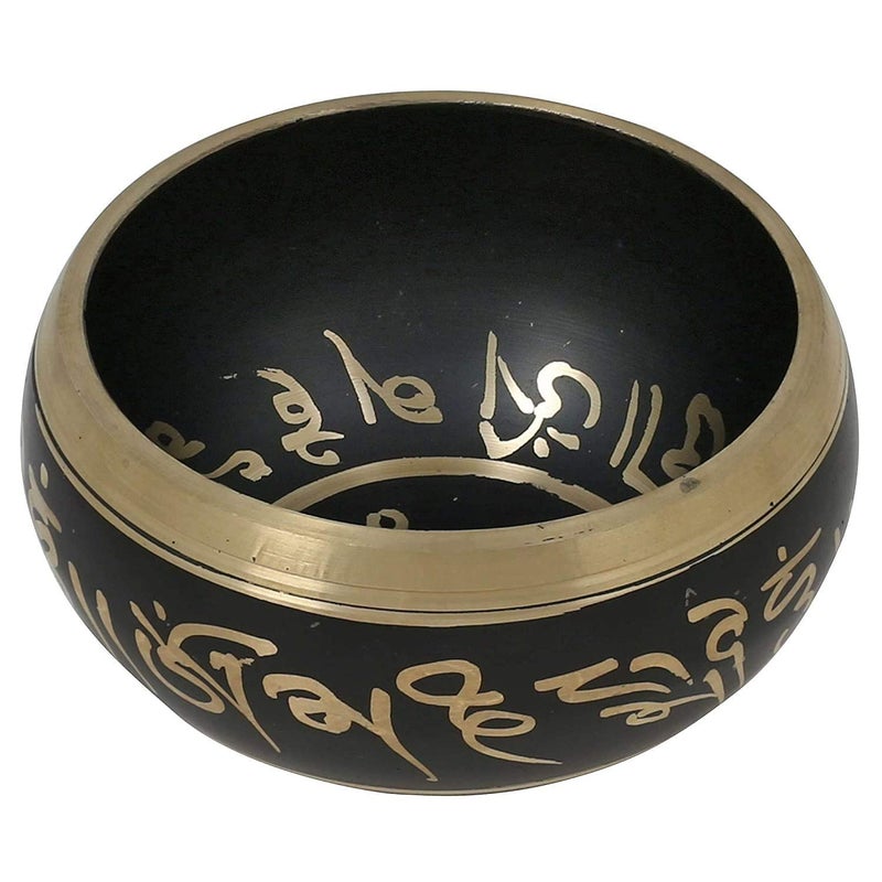 FASHERATI أوعية الغناء التبتية للتأمل (أسود 3.5 بوصة) - Image 2