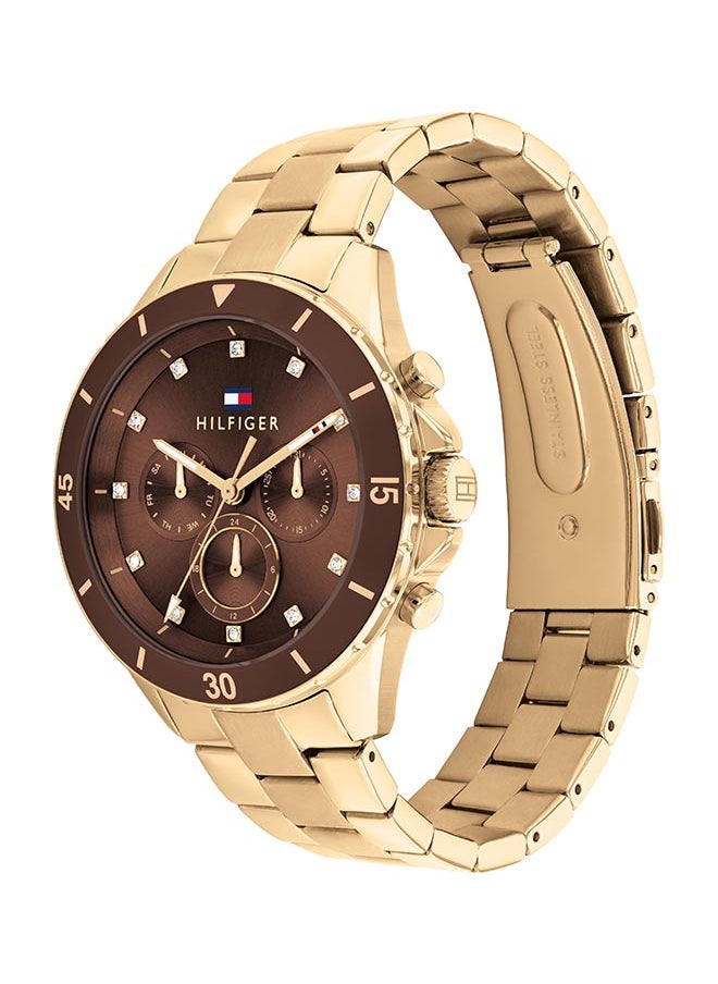 TOMMY HILFIGER Women's Analog Round Shape Stainless Steel Wrist Watch 1782709 - 40 Mm  - Image 2