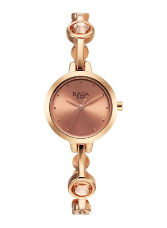 TITAN Titan Raga Viva Quartz Analog Rose Gold Dial Rose Gold Metal Strap Watch for Women  - Image 1