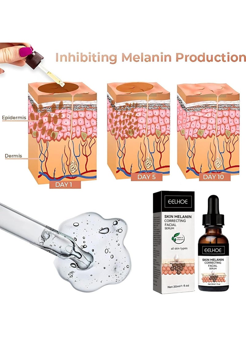 EELHOE Melanin Correcting Facial Serum, Anti-Oxidation Serum, Skin Care Moisturising Repair Serum, Collagen Serum Vitamin C, Hyaluronic Acid Vitamin C Serum for Face  - Image 4