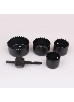 GLAMAXY GLAMAXY Carbon Steel Professional 6Piece Metal Alloys Wood Hole Saw Cutting Set Multicolour Carbon Steel Professional 