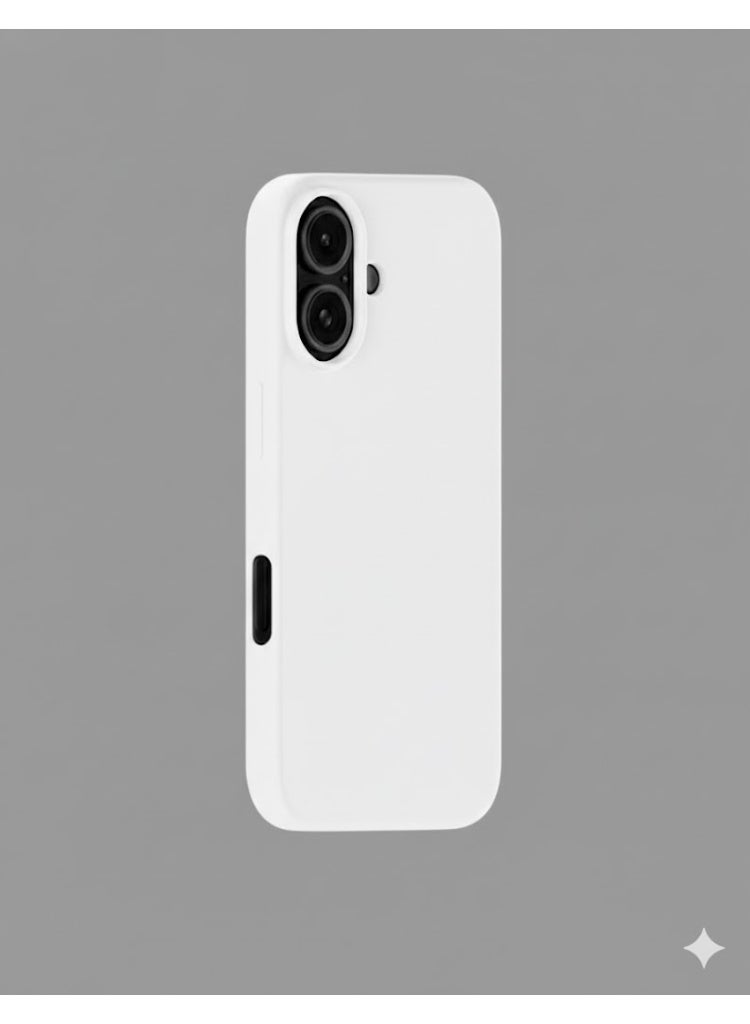 بليكس جراب أبل آيفون 17 5G لعام 2025 من السليكون السائل الفاخر عالي الجودة (BLIX) - ابيض - Image 3