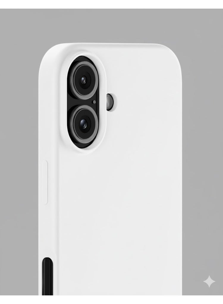 بليكس جراب أبل آيفون 17 5G لعام 2025 من السليكون السائل الفاخر عالي الجودة (BLIX) - ابيض - Image 2