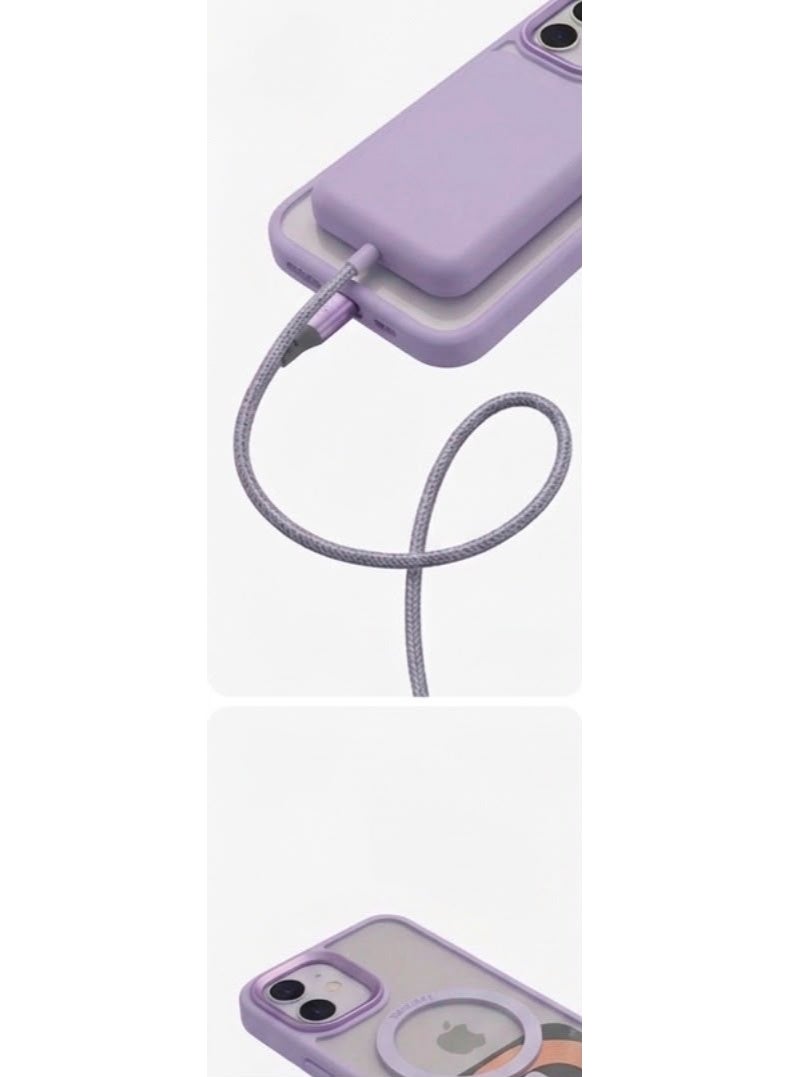 Transparent protective case for iPhone 16, MagSafe compatible, featuring a built-in stand ring around the camera frame and protective lens covers. - Image 2