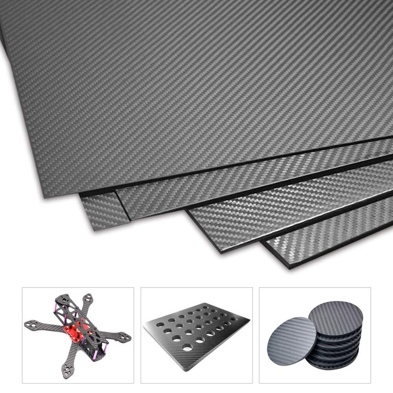 Cisture 300 X 400 X 3 MM Carbon Fiber Sheets 100% 3K Twill Matte Carbon Fiber Plate - Image 2