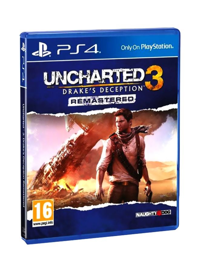 نوتي دوج لعبة الفيديو 'Uncharted 3: Drake's Deception' - مُعاد تحسين جودتها (إصدار عالمي) - الأكشن والتصويب - playstation_4_ps4 - Image 1