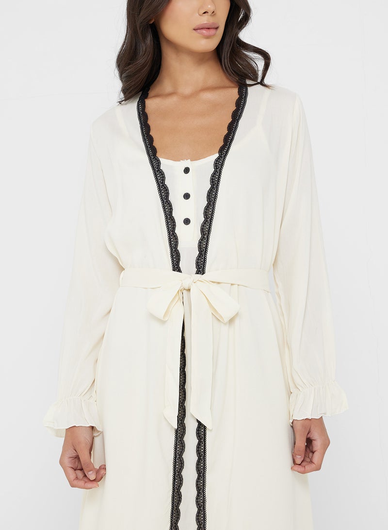 Khizana Nighdress & Robe Set - Image 3