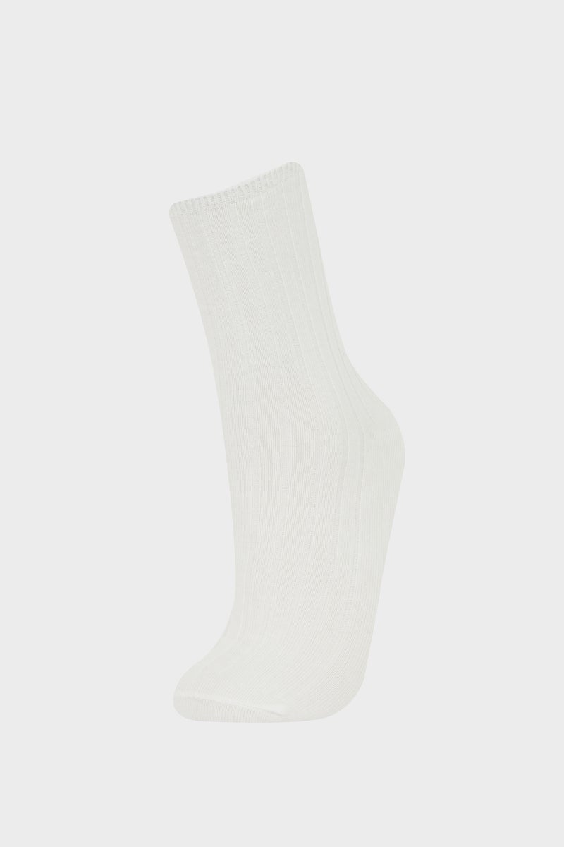 DeFacto Green Woman 5 Piece Long Sock Casual - Image 4