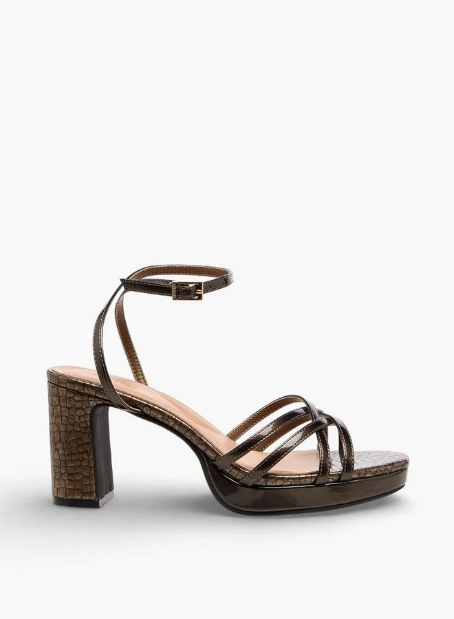 Celeste PEWTER Sm-Ladiessandalsheel Sandalsheel Sandals for Women | Best Price UAE