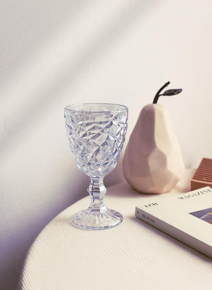 بريميم مجموعة أكواب زجاجية عتيقة مكونة من ست قطع – كؤوس مشروبات أنيقة بسيقان مستوحاة من الكريستال - Image 2