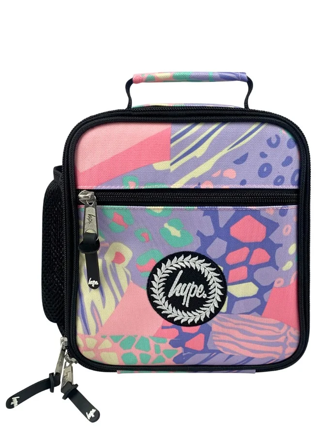 JUST HYPE Insulated Lunch Bag - Multi Pastel Prints