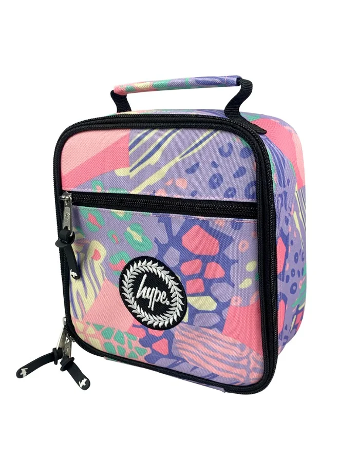 JUST HYPE Insulated Lunch Bag - Multi Pastel Prints