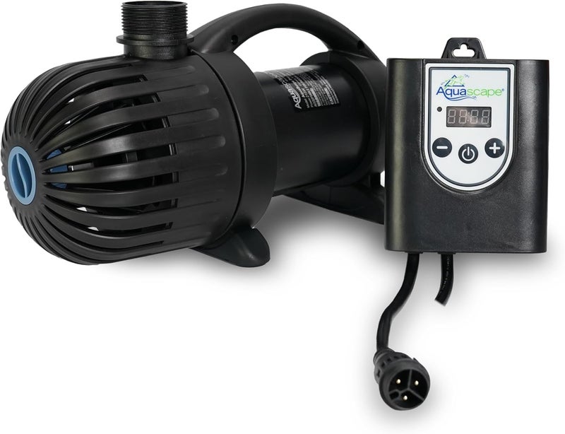 Aquascape مضخة المياه الذكية أكوا سكيب 45010 أكوا سيرج برو 4000-8000 جي بي إتش باللون الأسود - Image 1