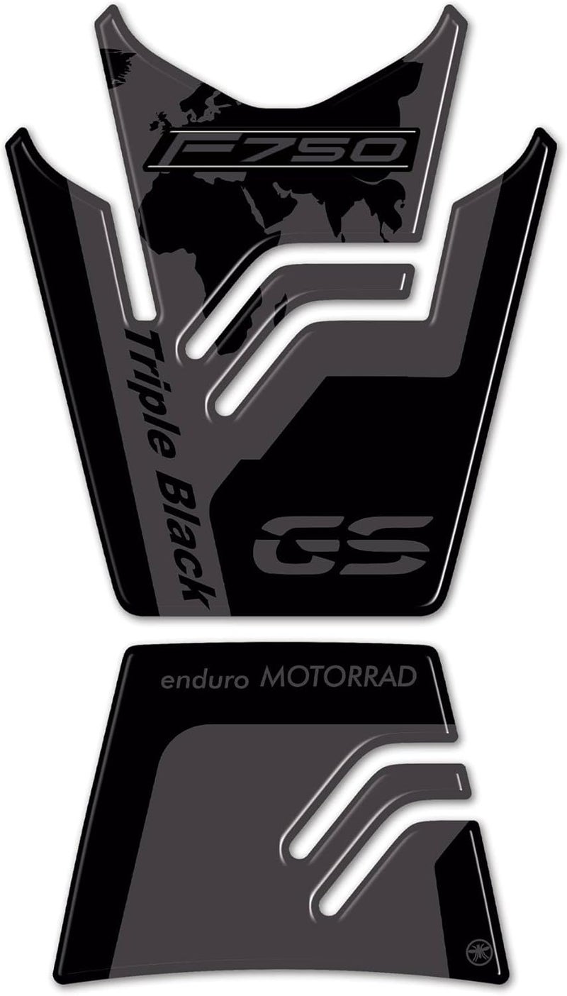 labelbike 3D Sticker Motorcycle Tank Pad Protection for BMW F 750 GS Triple Black 2021-2023 - Image 2