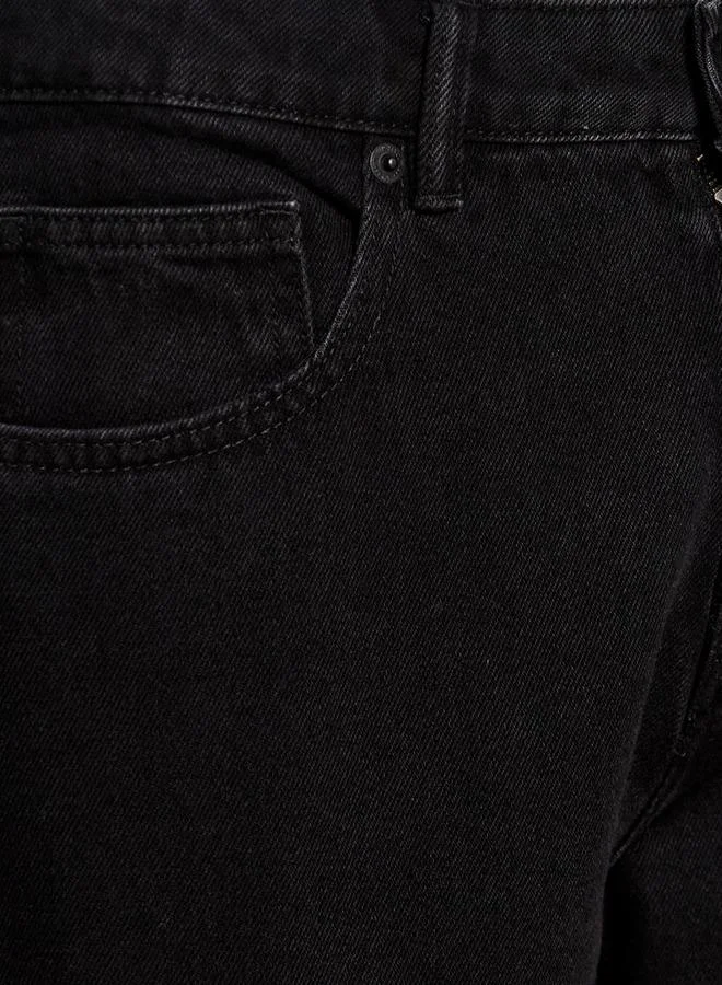 Splash FAV BLACK Men Regular Fit Mid Rise Cargo Jeans for Men | Best Price UAE