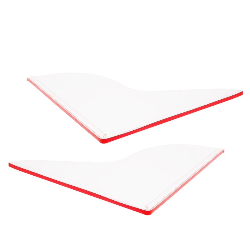 1 Pair Shower Splash Guard Kit Easy to Install with Self-Adhesive Large Shower Blocker for Bathtub Kitchen Sink Tub Splash Guard Removable - Image 1