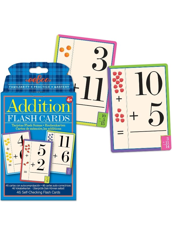 eeboo eeBoo Addition Educational Flash Cards  - Image 1