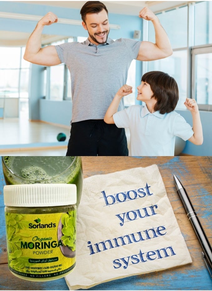 Sorland's - Natural Superfood Organic Moringa Powder - 100 gm - Image 1
