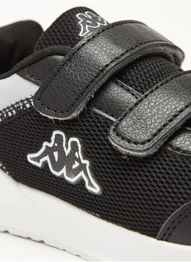 Kappa Boys' Mesh Sports Shoes with Hook and Loop Closure