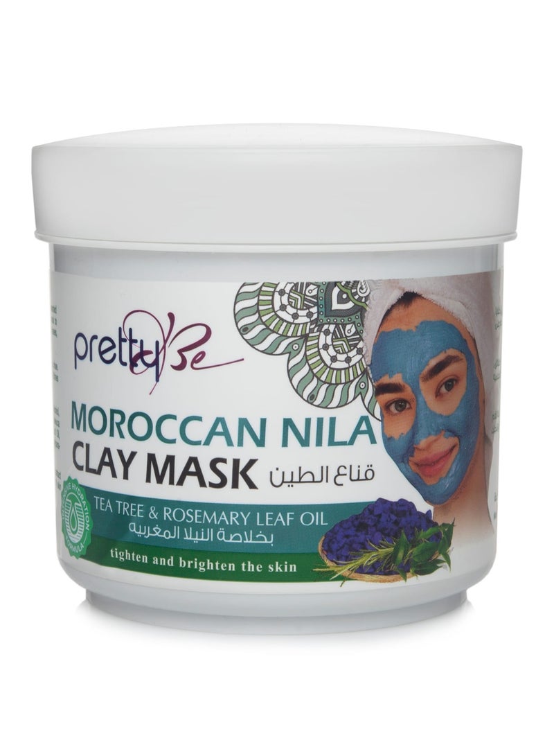 Pretty Be Clay mask With Moroccan Nila Extract  Tea Tree Oil and Rosemary  Tightens and Brightens the Skin  600 ml - Image 1