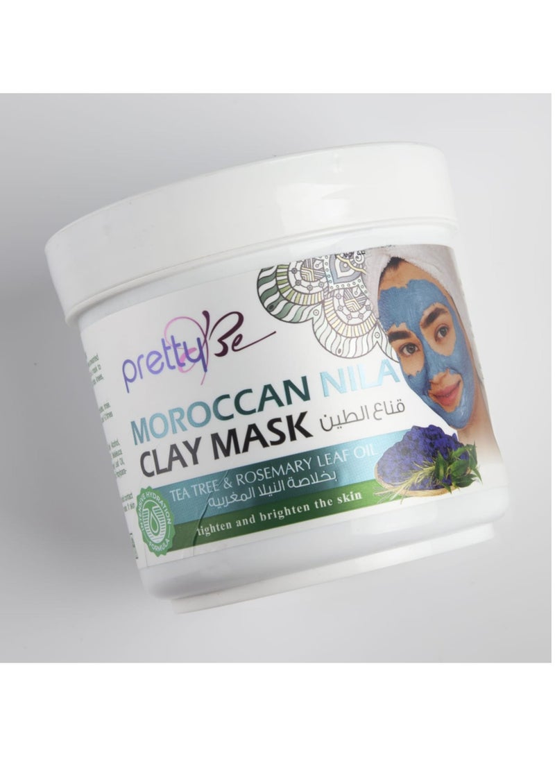 Pretty Be Clay mask With Moroccan Nila Extract  Tea Tree Oil and Rosemary  Tightens and Brightens the Skin  600 ml - Image 2