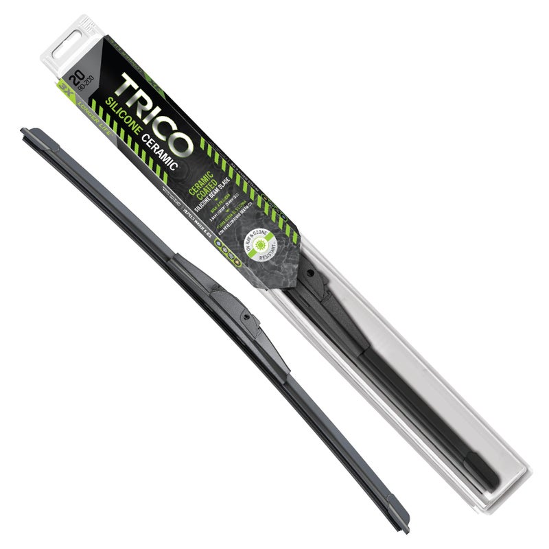 TRICO Silicone Ceramic 90260 26 inch Automotive Replacement Windshield Wiper Blades For my Car Ceramic Coated Silicone Super Premium All Weather Beam Blade for Select Vehicle Models