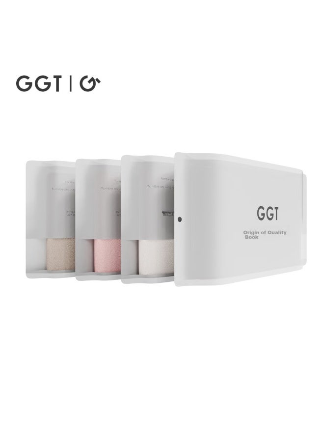Ggt منشفة للرجال، قطن نقي، لغسل الوجه، للاستخدام المنزلي، قطني بالكامل، لتجفيف اليدين، ماصة، للاستحمام، منشفة يد للبالغين، منشفة وجه، Yinshu + أصفر فاتح - Image 2