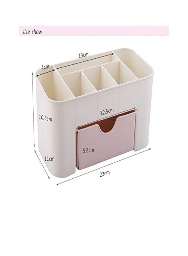 Krupasadhya Plastic Cosmetic Storage Box Plastic - White - Image 4