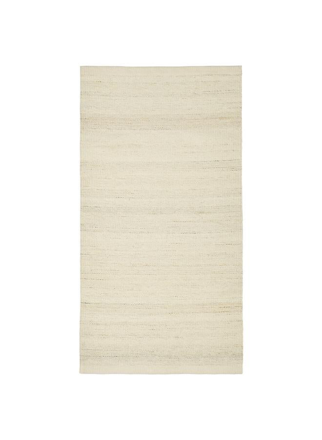 Zaboon Rug, flatwoven, beige, 80x150 cm - Image 1