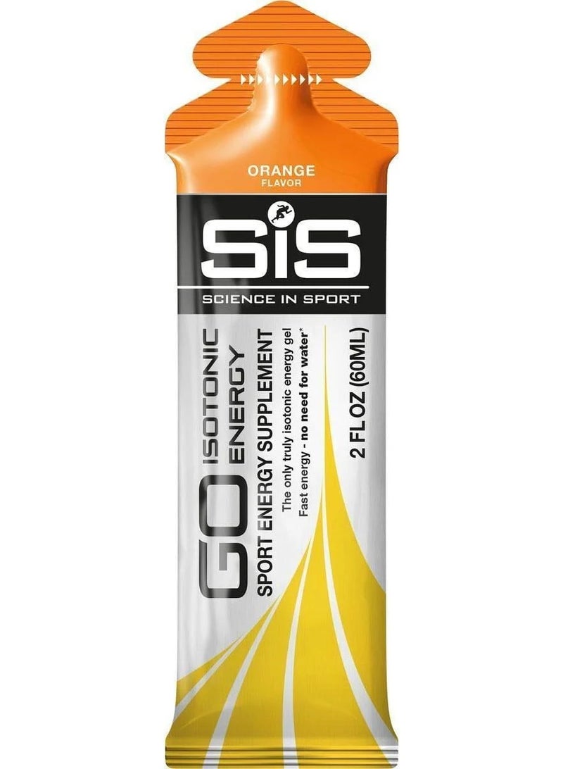 Science in Sport GO Isotonic Energy Gel Orange Box of 30 - Fast Energy Sports Gel for Endurance & Training - Image 3
