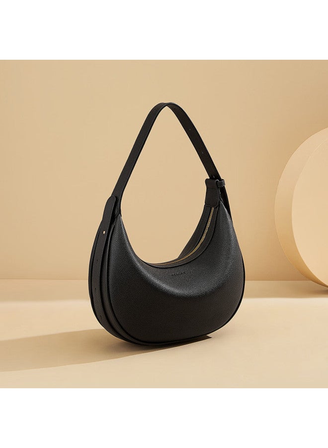 St&sat Women's Bag New Crescent Crossbody Half-moon Underarm Shoulder Handbag Birthday Gift For Girlfriend - Image 1