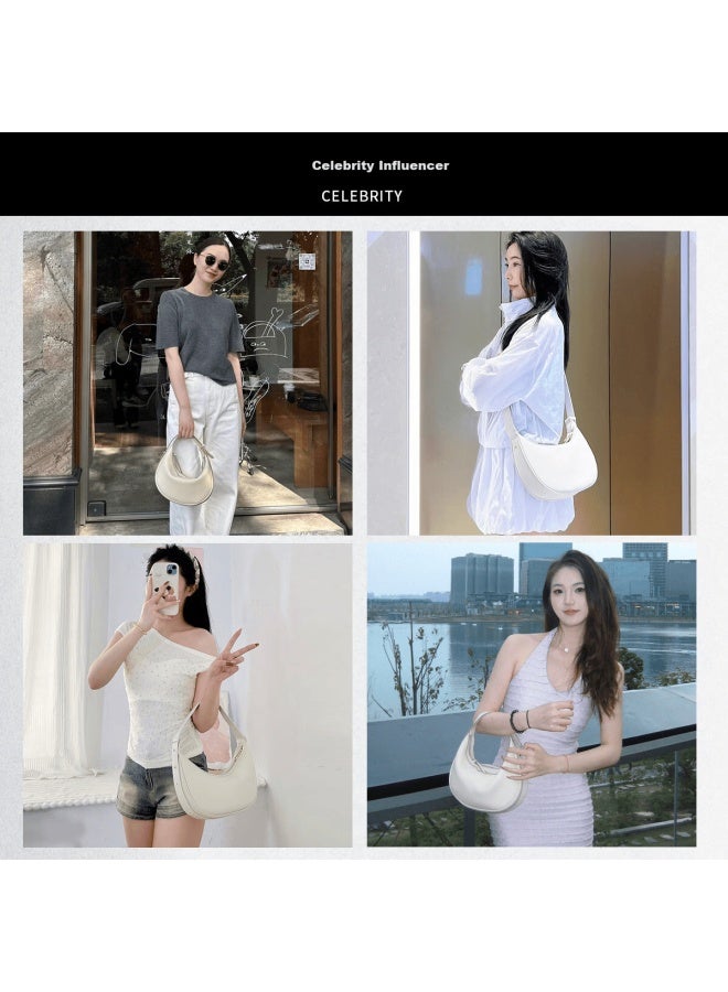 St&sat Women's Bag New Crescent Crossbody Half-moon Underarm Shoulder Handbag Birthday Gift For Girlfriend - Image 4