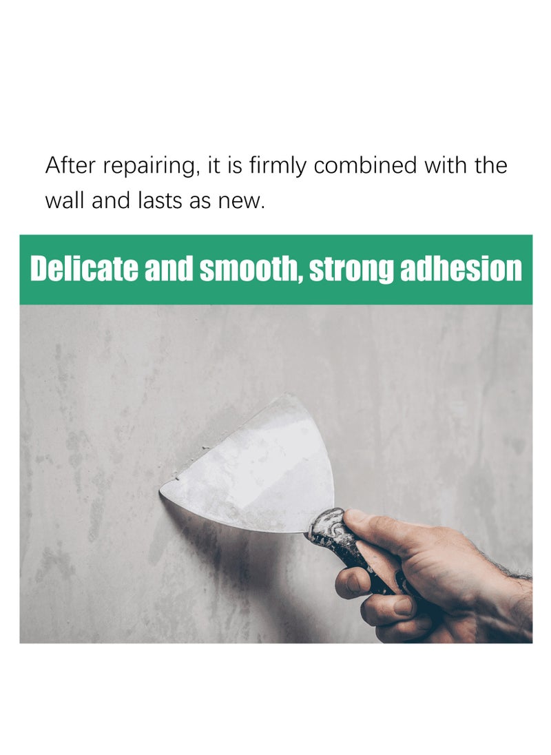 JUE-FISH Wall repair paste, drywall repair kit, wall patcher with scraper, wall hole filling wall repair subsidy kit, quick and easy wall hole filling solution  - Image 4