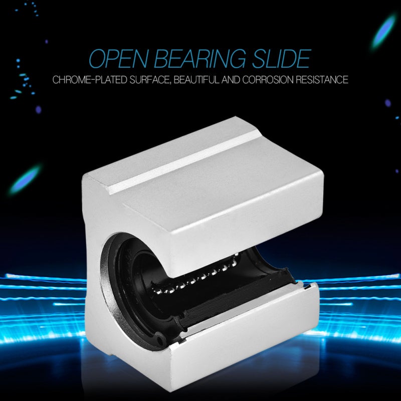Linear Bearing: 16mm Chrome-Plated Aluminum Alloy - Dustproof High Hardness Precision Bearing for Silent High-Speed Precise Equipment - Image 3