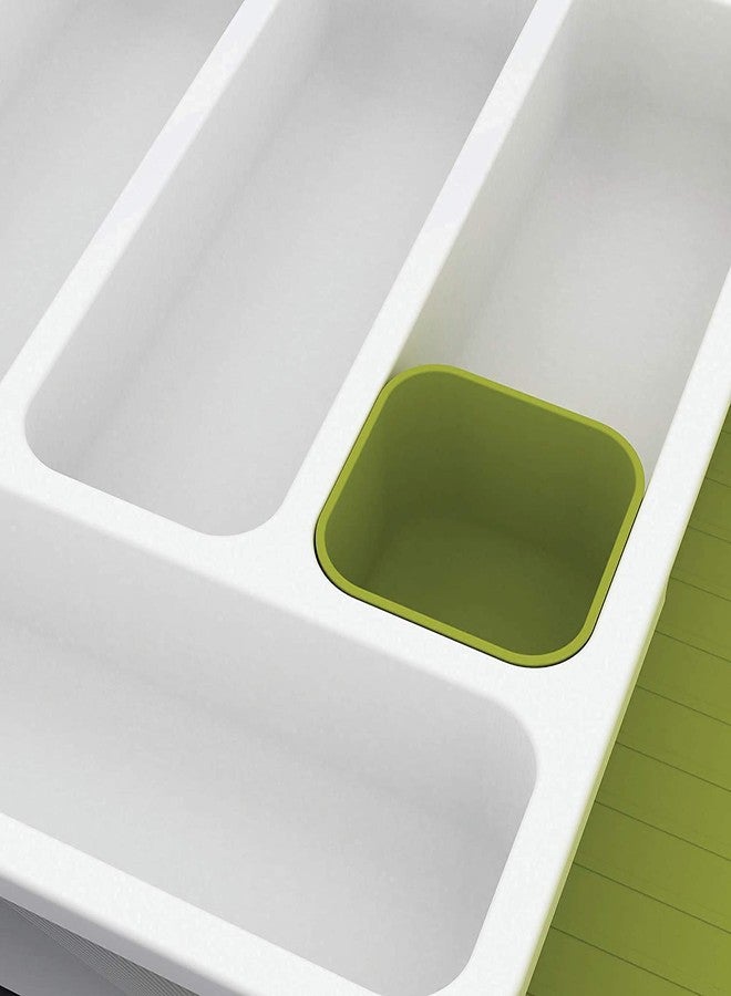 BRUSHFINCH Cutlery Tray Plastic Drawer Holder to Store Organize Spoons Toiletries for Home Kitchen, Bed & Bathroom,Multipurpose Cutlery Organizer Tray/Store Plate for Modular Kitchen - 1 pcs, Multi. - Image 4