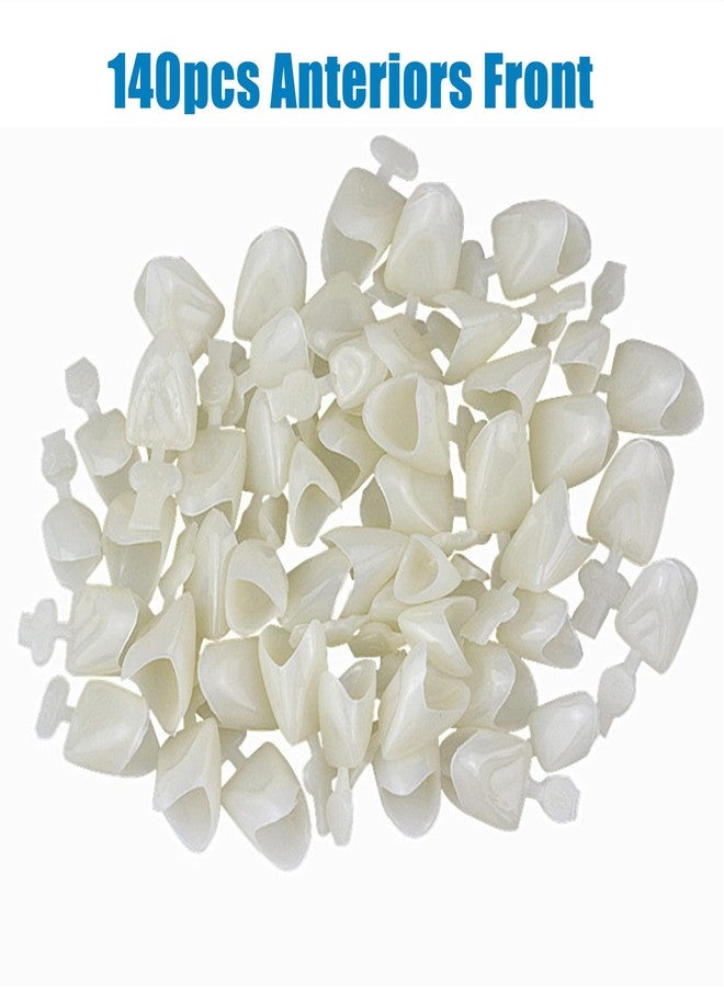 Ceonam 120 Pieces Fake Tooth Cap Crown Front Teeth with Tooth Repair Thermal Beads Cap Filler for Teaching or DIY (120pcs Front - Image 2